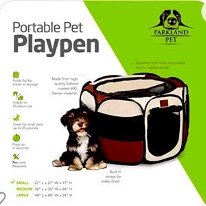 Pet portable foldable playpen - never been used